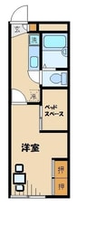 レオパレスはしば２の物件間取画像